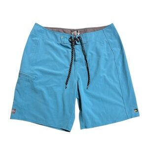 Quiksilver Waterman Blue Quick-Dry Board Shorts